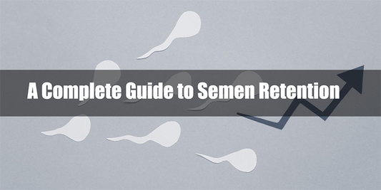 Sperm illustrations and an upward arrow with title text.