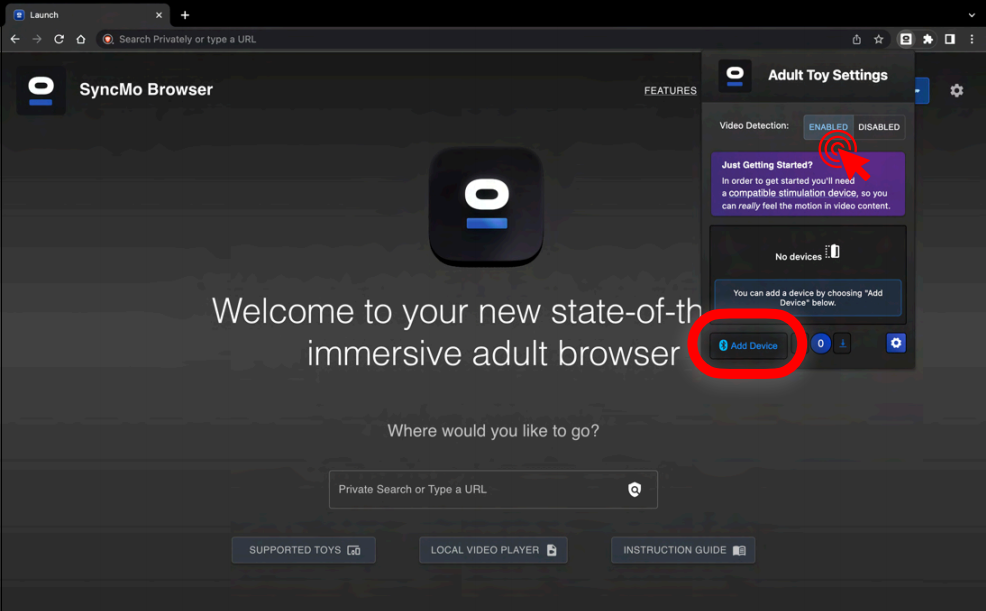 How Can I Confirm My Toy is Connected to SyncMo