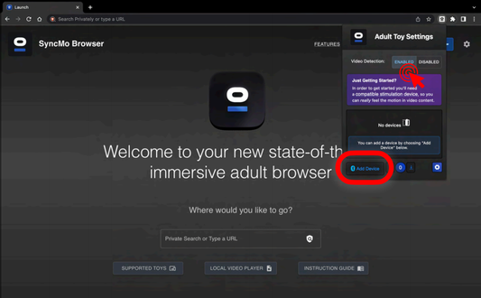 How Can I Confirm My Toy is Connected to SyncMo