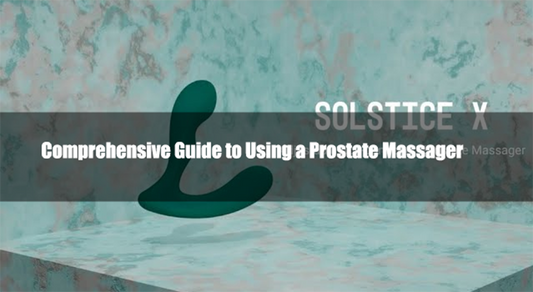 Green prostate massager guide graphic.