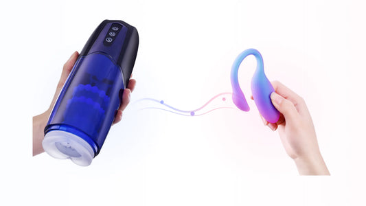 Magic Flamingo Max and Xone held separately, joined by a subtle pink and blue connection line.