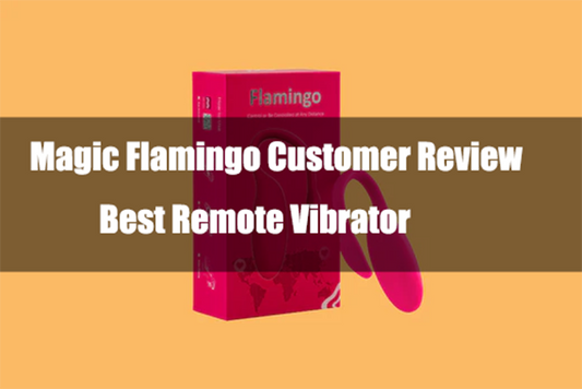 Magic Flamingo customer review graphic with product box.