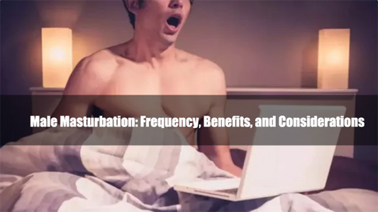 Shirtless person sitting in bed with a laptop and title text.