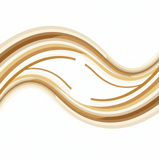 Abstract flowing lines representing rhythm, continuity, and presence in modern solo pleasure.