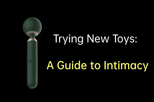 Green wand vibrator on a black background with title text.