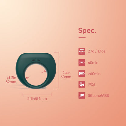 Magic Dante Vibrating Cock Ring - product detail photo 3