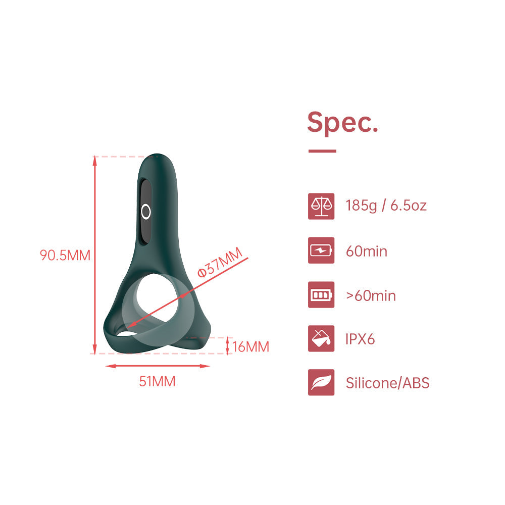 Magic Rise Smart Cock Ring - product detail photo 3