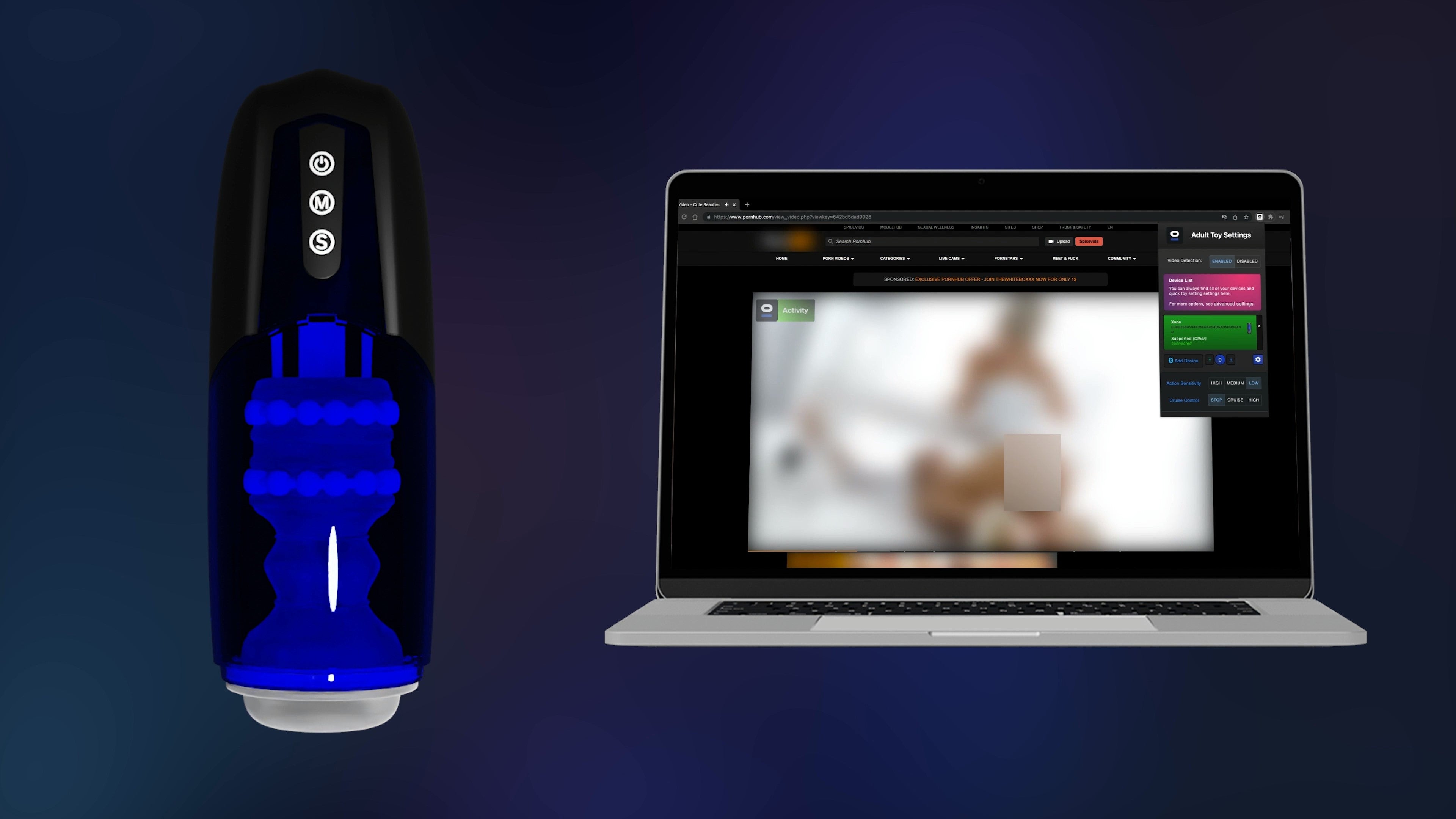 Xone Interactive Stroker - Male Stroker Xone Magic Motion Xone Interactive Stroker - Male Stroker Xone Magic Motion