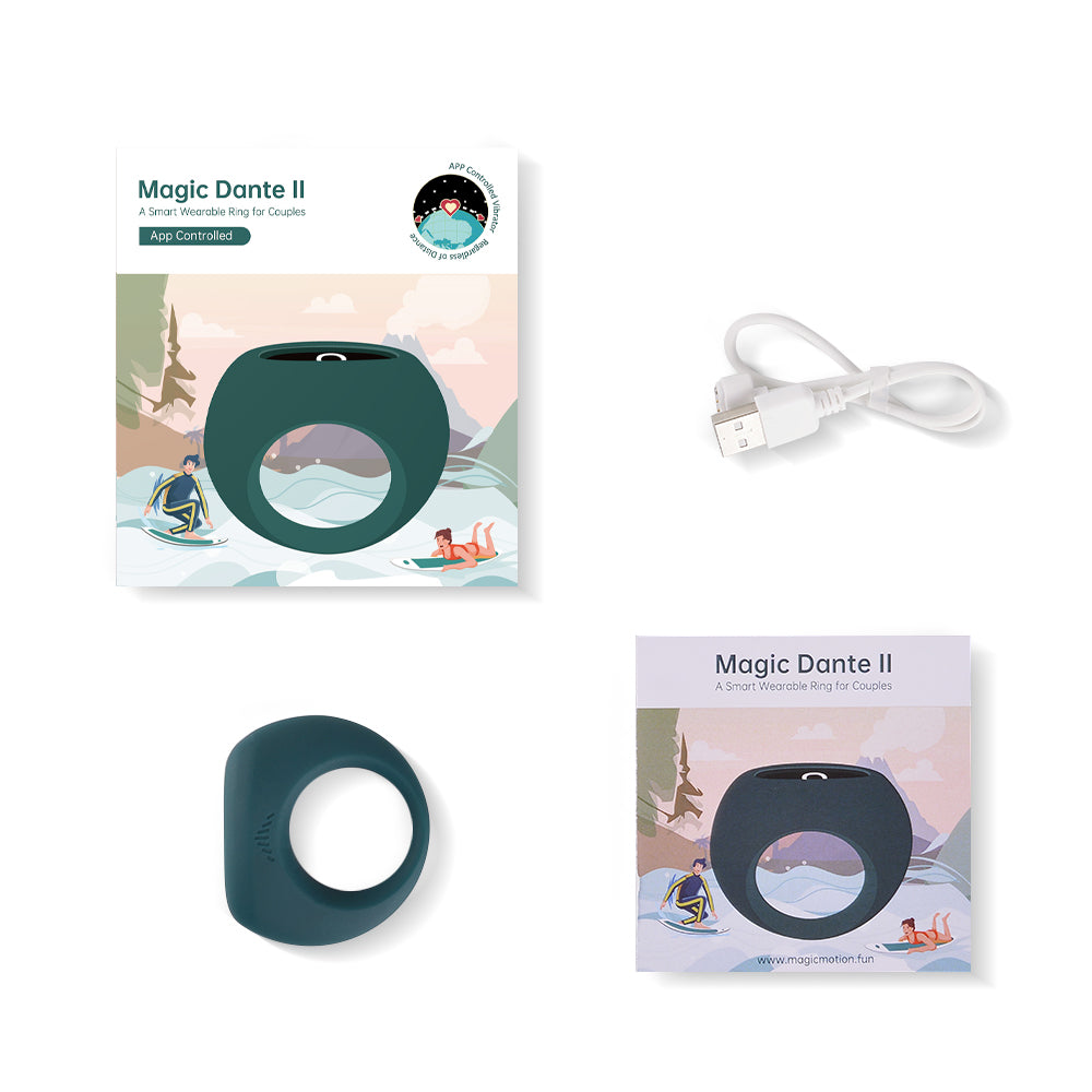 Magic Dante Vibrating Cock Ring - product detail photo 4