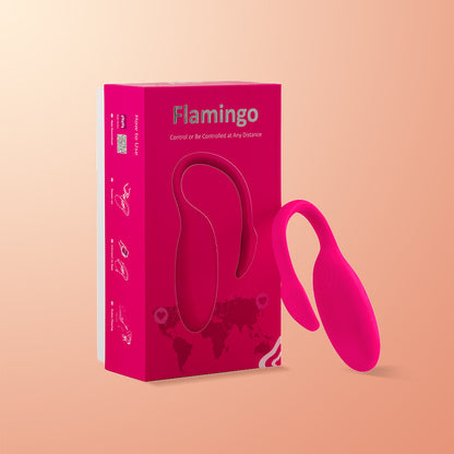 Magic Flamingo- Vibrador controlado por aplicación inteligente de lujo