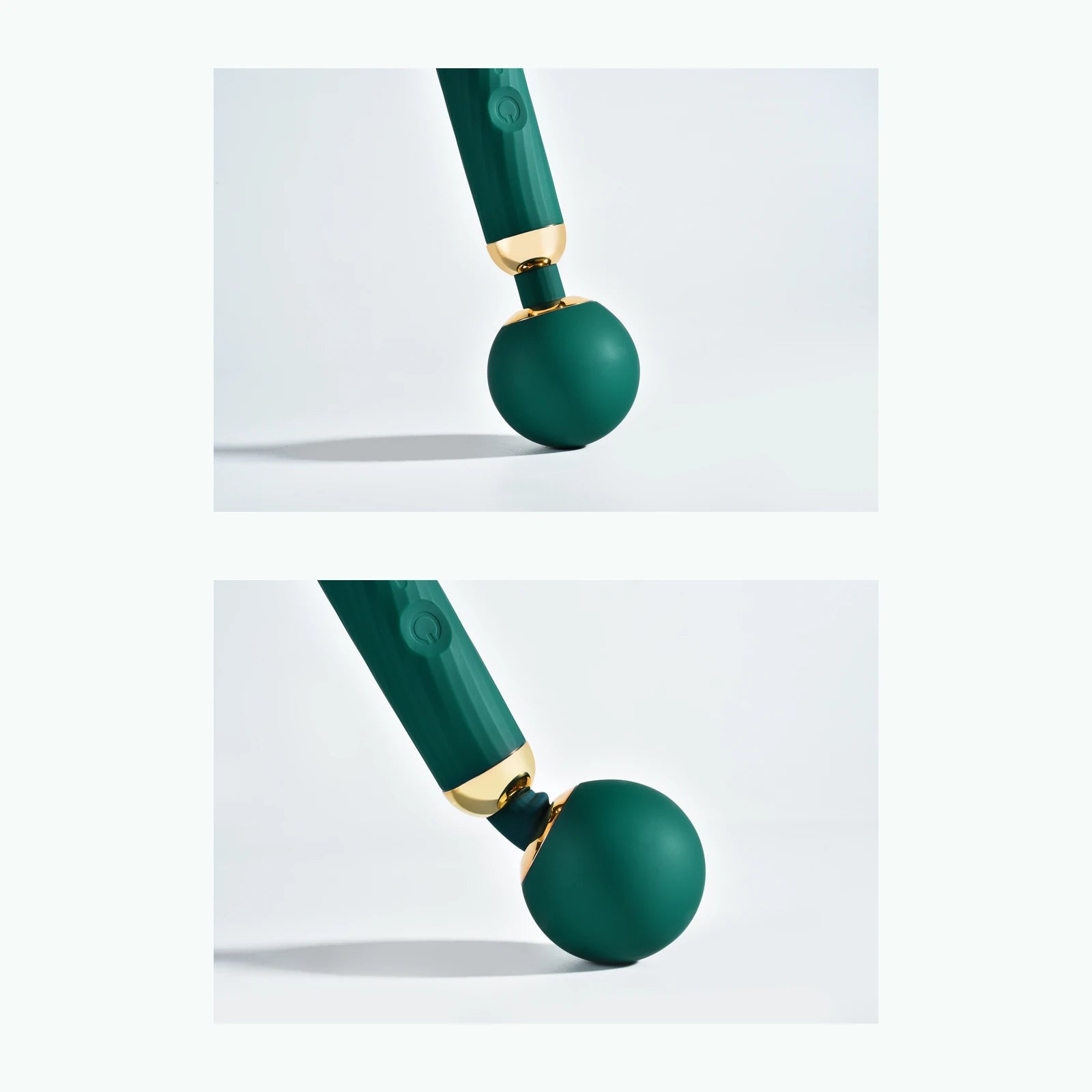 Magic Zenith flexible neck shown at two real contact angles